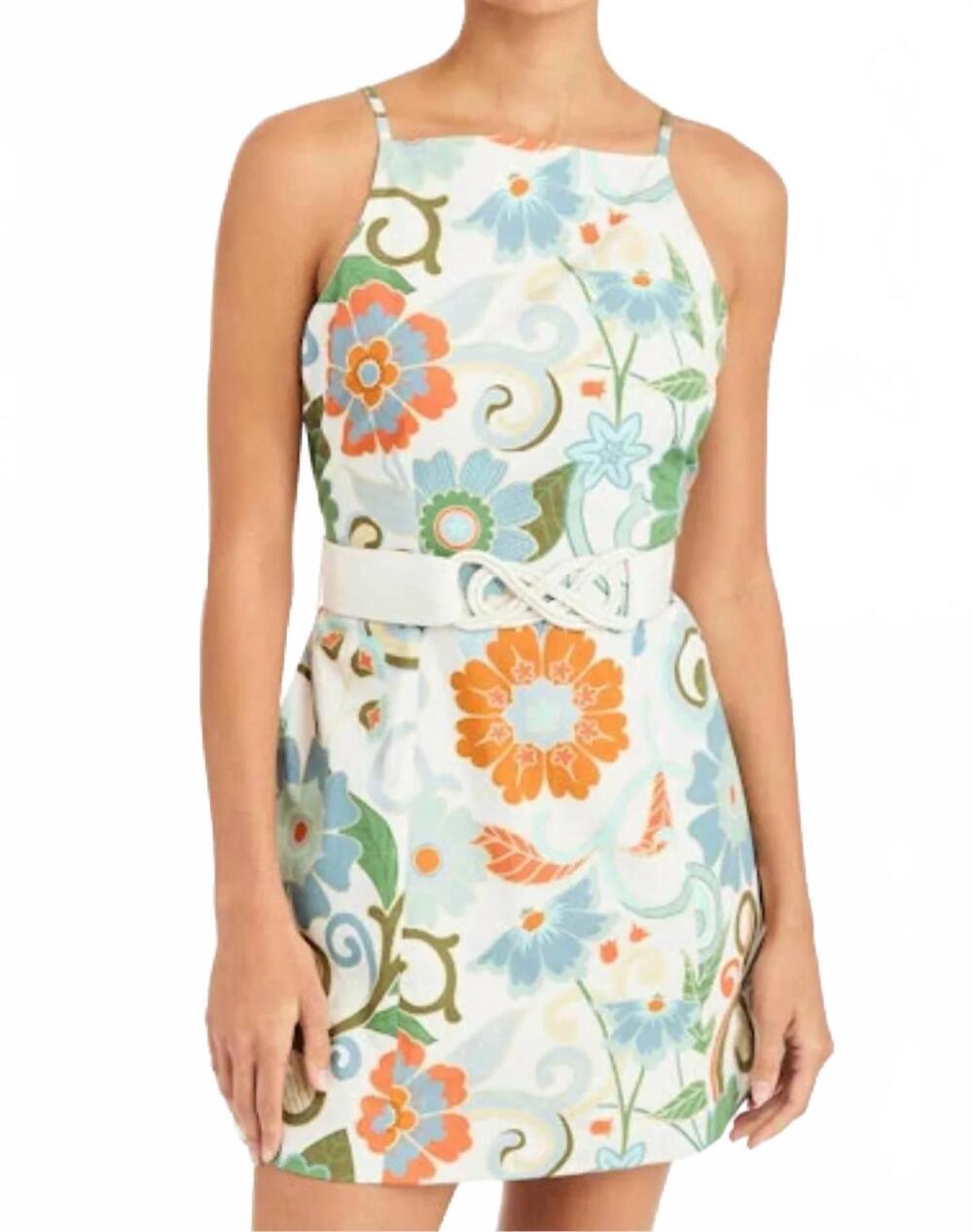 NEW MESTIZA NEW YORK havana mini dress in groovy florals